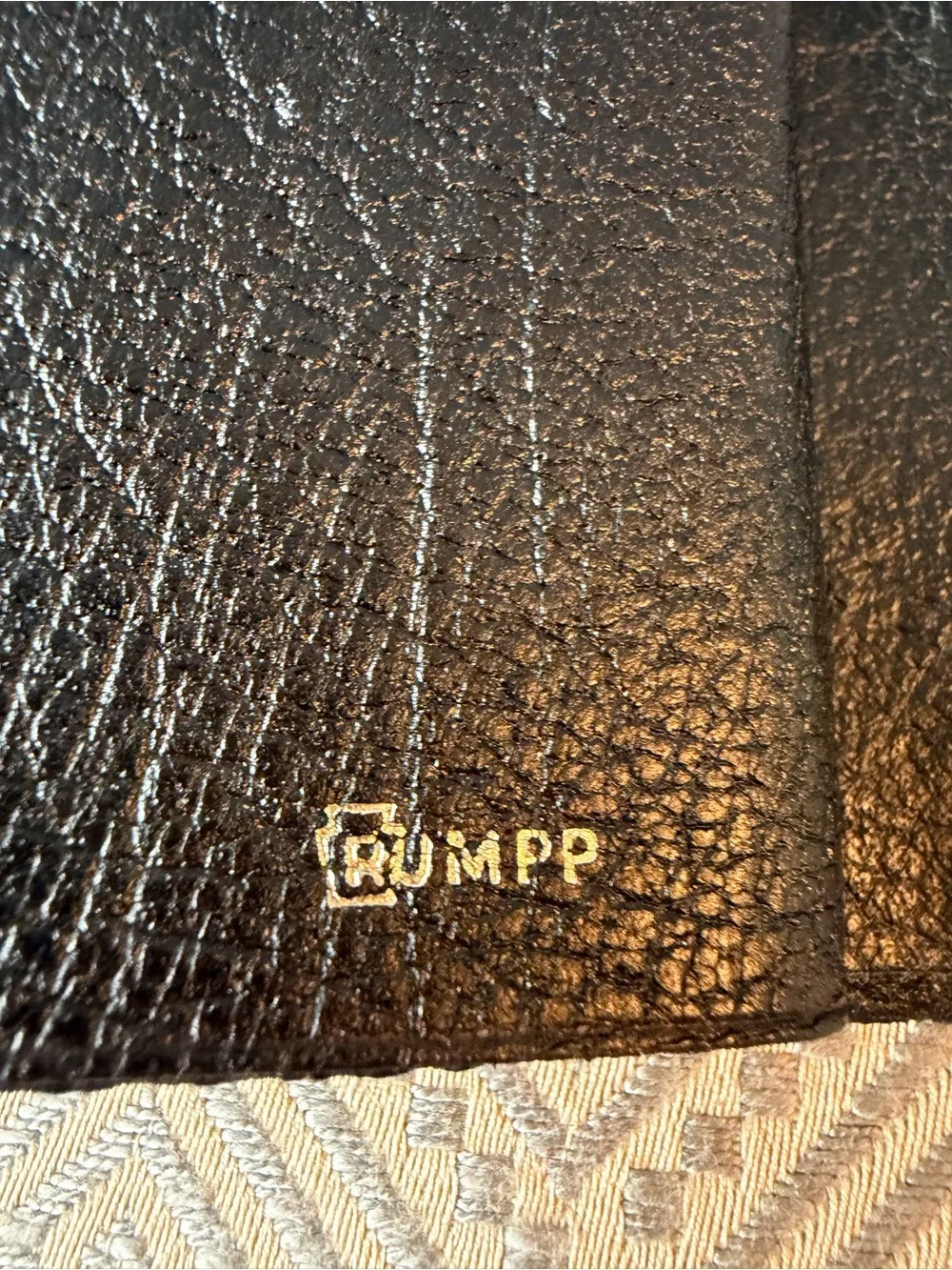 Classic Black Leather Men's Bifold Wallet Rumpp